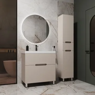 Напольная тумба под раковину Style Line Матис ЛС-00002437 80 см кремовый