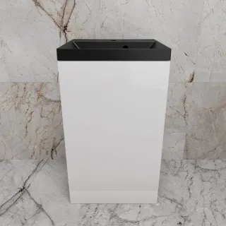 Напольная тумба под раковину Style Line Моно ЛС-00002449 50 см белый глянец Напольная тумба под раковину Style Line Моно ЛС-00002449 50 см белый глянец