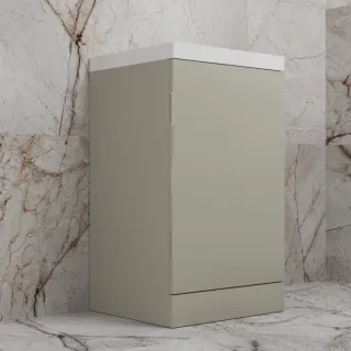 Напольная тумба под раковину Style Line Моно ЛС-00002452 50 см санд серая галька Напольная тумба под раковину Style Line Моно ЛС-00002452 50 см санд серая галька