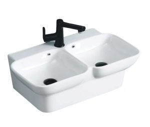 Раковина двойная Ceruttispa Double Nemi СТ9702 65см белый