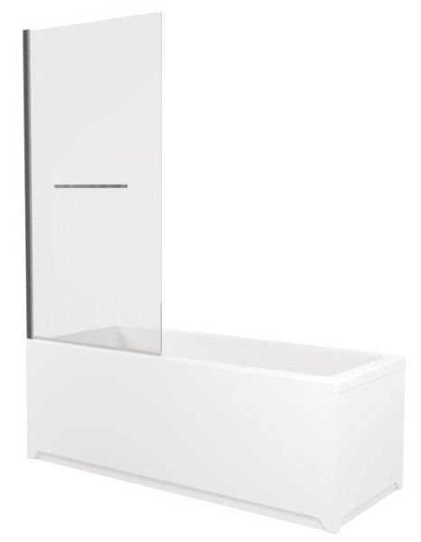 Шторка для ванны Allen Brau Priority 3.31024.BA серебро браш