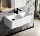 Раковина двойная Ceruttispa Double Bella СТ9703 65см белый