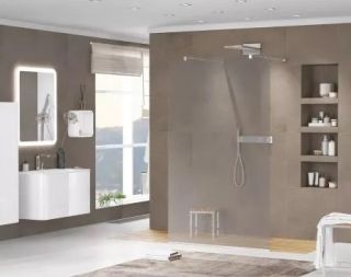 Душевая перегородка RGW WA-150 351015093-11 120 см профиль хром стекло прозрачное