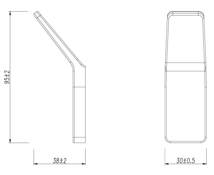 Крючок одинарный Lemark Smooth Line 9711001 хром