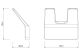 Крючок двойной Lemark Smooth Line 9712005 чёрный матовый