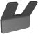 Крючок двойной Lemark Smooth Line 9716006 графит