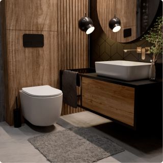 Смеситель для раковины AQUAme Monza AQM6315BG золото брашированное