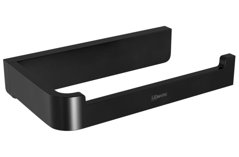 Держатель для туалетной бумаги Lemark Smooth Line 9722008 чёрный матовый