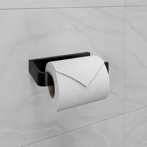 Держатель для туалетной бумаги Lemark Smooth Line 9722008 чёрный матовый