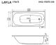 Гидромассажная ванна Whitecross Layla 0102.170075.100.SOFT.GL 170x75см Soft золото