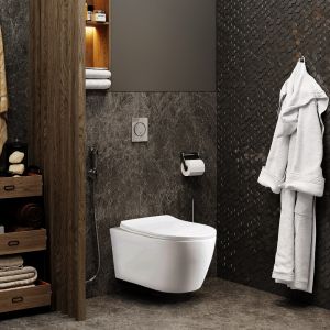 Подвесной унитаз Cerutti SPA Sella PP CT9738 безободковый белый
