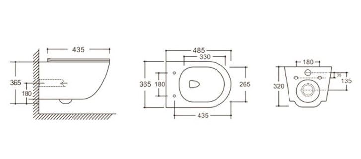 Подвесной унитаз Cerutti SPA Orlter PP CT9739 безободковый белый