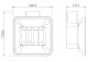 Мыльница Lemark Smooth Line 9741016 с держателем хром