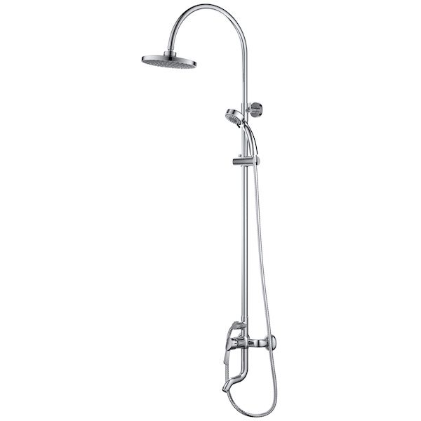 Душевая система D&K Rhein Schiller хром DA1463701C09 Душевая система D&K Rhein Schiller хром DA1463701C09
