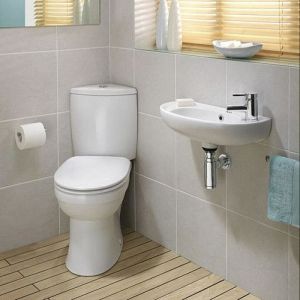 Унитаз напольный Vitra Arkitekt 9754B003-7201 угловой c микролифтом