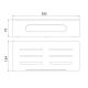 Полка для душа Lemark Shelf line 9772044 чёрный