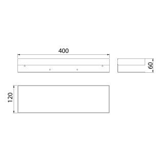 Полка для душа Lemark Shelf line 9771052 хром