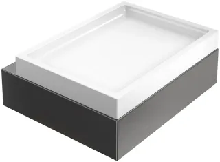 Мыльница Boheme Qubic 10723-GM графит матовый