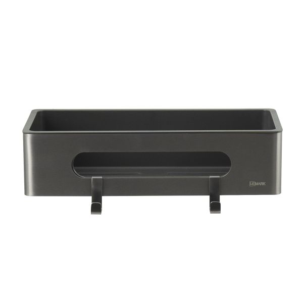 Полка для душа Lemark Shelf line 9776045 графит