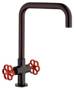 Смеситель для кухни Paini Garage 72PZ490RB599BREPT чёрный матовый