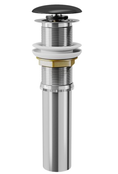 Донный клапан для раковины D&K DC9025 чёрный