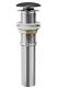 Донный клапан для раковины D&K DC9025 чёрный