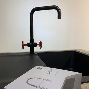 Смеситель для кухни Paini Garage 72PZ490RB599BREPT чёрный матовый