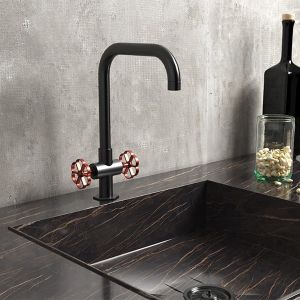 Смеситель для кухни Paini Garage 72PZ490RB599BREPT чёрный матовый