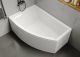 Акриловая ванна VagnerPlast Veronela Offset VPBA160VEA3LX-04 левая 160x105см белый