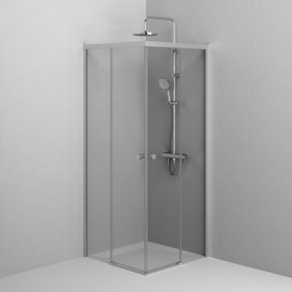 Душевой уголок Am.Pm X-joy W94G-403-8080-МТ1К 80x80 см без поддона хром матовый Душевой уголок Am.Pm X-joy W94G-403-8080-МТ1К 80x80 см без поддона хром матовый