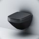 Унитаз подвесной Am.Pm Inspire 2.0 FlashClean с сиденьем микролифт чёрный матовый C50A1700MBSC