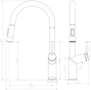 Смеситель для кухни Lemark Minima LM3850C хром