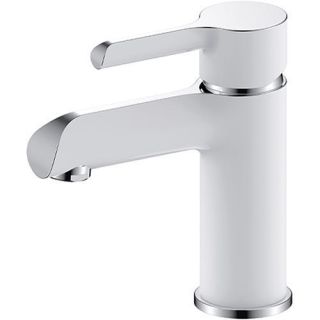 Смеситель для раковины Gappo G1003-8 белый/хром Смеситель для раковины Gappo G1003-8 белый/хром