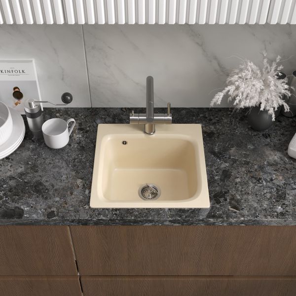 Мойка кухонная Reflexion Base 43-BEL RX0743BE бежевый