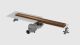Душевой лоток Boheme Premium Linear 982-80-BRB 80 см брашированная бронза