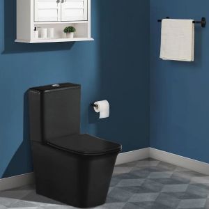 Унитаз напольный Cerutti ARNO MB CT9827 безободковый черный