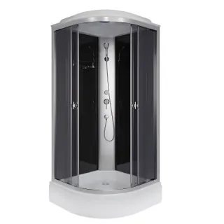 Душевая кабина Niagara Eco E80/26/TN 90x90 см профиль хром стекло тонированное