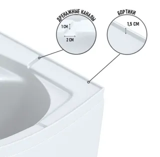 Душевая кабина Niagara Eco E80/26/TN 90x90 см профиль хром стекло тонированное
