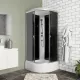 Душевая кабина Niagara Eco E80/26/TN 90x90 см профиль хром стекло тонированное