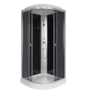 Душевая кабина Niagara Eco E100/13/TN 100x100 см профиль хром стекло тонированное