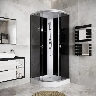 Душевая кабина Niagara Eco E100/13/TN 100x100 см профиль хром стекло тонированное