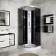 Душевая кабина Niagara Eco E100/13/TN 100x100 см профиль хром стекло тонированное