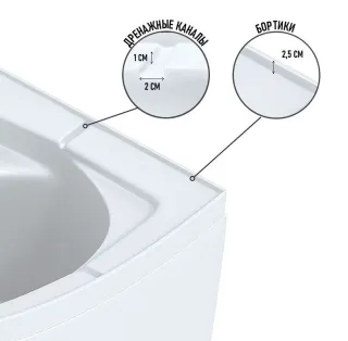 Душевая кабина Niagara Eco E90/40/TN 90x90 см профиль серебро стекло тонированное