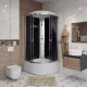 Душевая кабина Niagara Eco E90/40/TN 90x90 см профиль серебро стекло тонированное