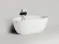 Ванна из искусственного камня Salini Alda Wall S-Sense 101915GRH 170x90см RAL снаружи