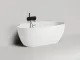 Ванна из искусственного камня Salini Alda Wall S-Sense 101915GRF 170x90см RAL полностью