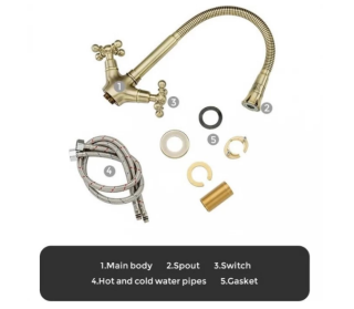 Смеситель для кухни Gappo G4089-4 бронза