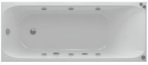 Акриловая ванна Aquatek Альфа ALF170-0000007 170х70 см с фронтальным экраном сборно-разборный сварной каркас