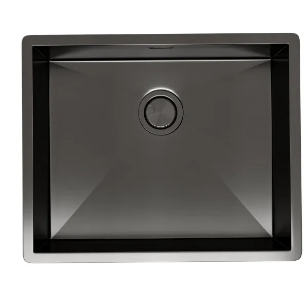 Мойка кухонная Reflexion Como 54-BL RX2054BL оружейная сталь