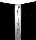 Душевая кабина Niagara Eco E80/40/TN/BK 80x80 см без крыши профиль хром стекло тонированное
